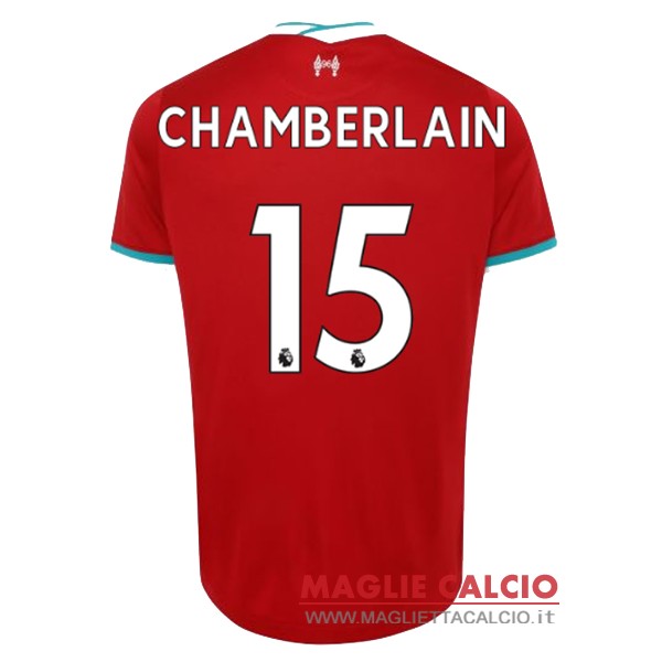 nuova maglietta liverpool 2020-2021 chamberlain 15 prima