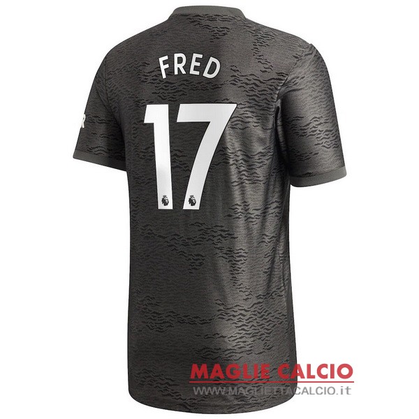 nuova maglietta manchester united 2020-2021 fred 17 seconda