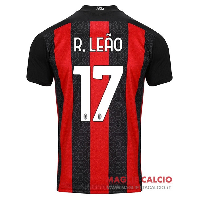 nuova maglietta ac milan 2020-2021 r.leao 17 prima