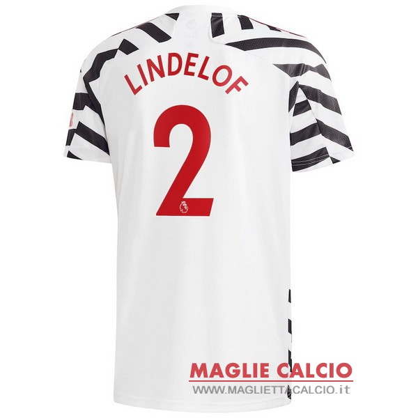 nuova maglietta manchester united 2020-2021 lindelof 2 terza