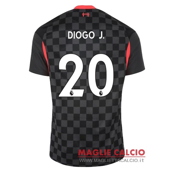 nuova maglietta liverpool 2020-2021 diogo jota 20 terza
