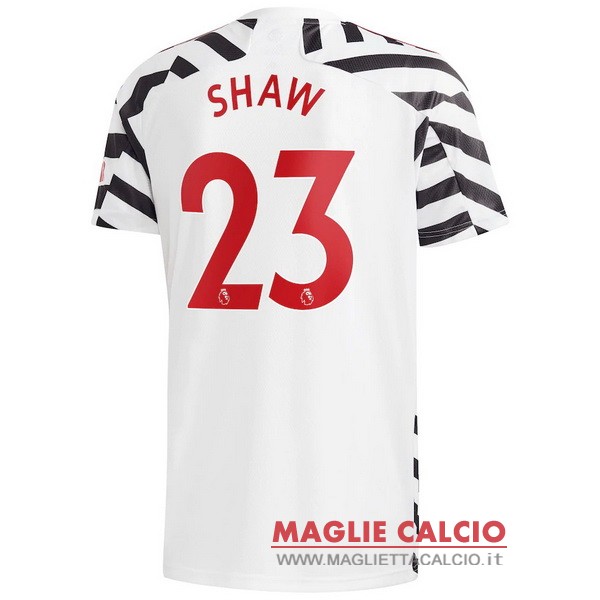 nuova maglietta manchester united 2020-2021 shaw 23 terza