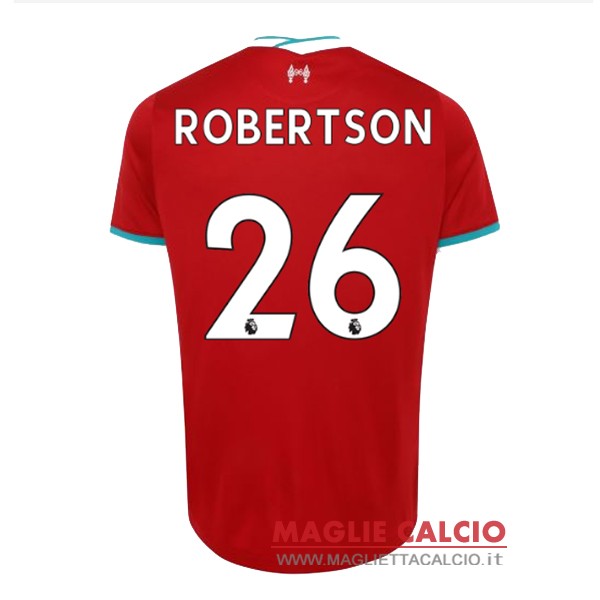 nuova maglietta liverpool 2020-2021 robertson 26 prima