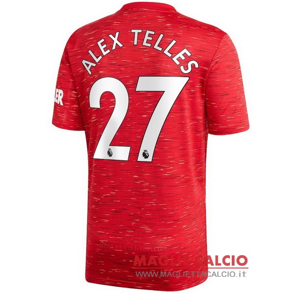 nuova maglietta manchester united 2020-2021 alex telles 27 prima