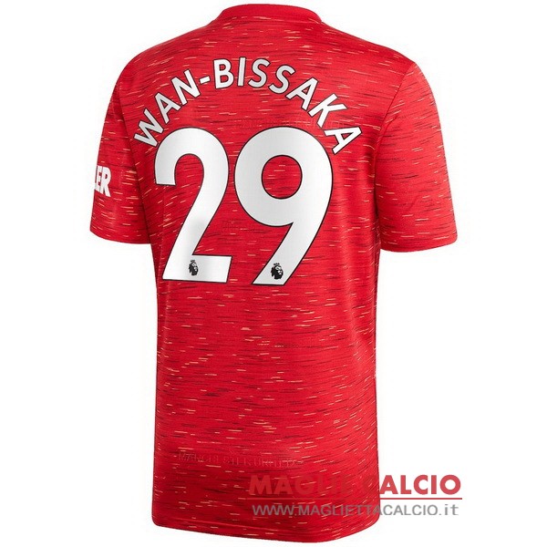 nuova maglietta manchester united 2020-2021 wan bissaka 29 prima