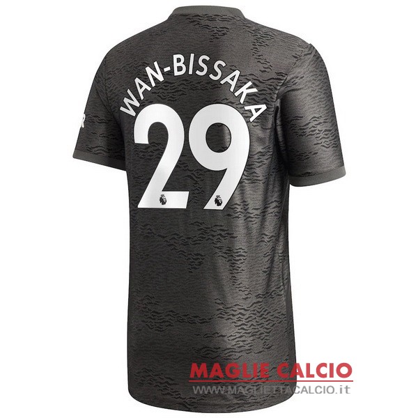 nuova maglietta manchester united 2020-2021 wan bissaka 29 seconda