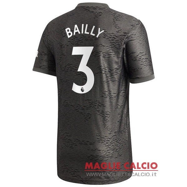 nuova maglietta manchester united 2020-2021 bailly 3 seconda