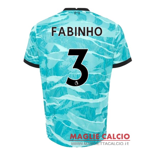 nuova maglietta liverpool 2020-2021 fabinho 3 seconda