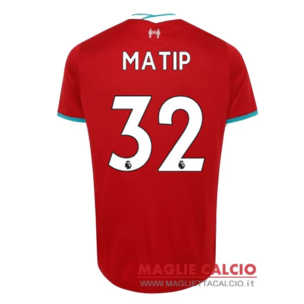 nuova maglietta liverpool 2020-2021 matip 32 prima