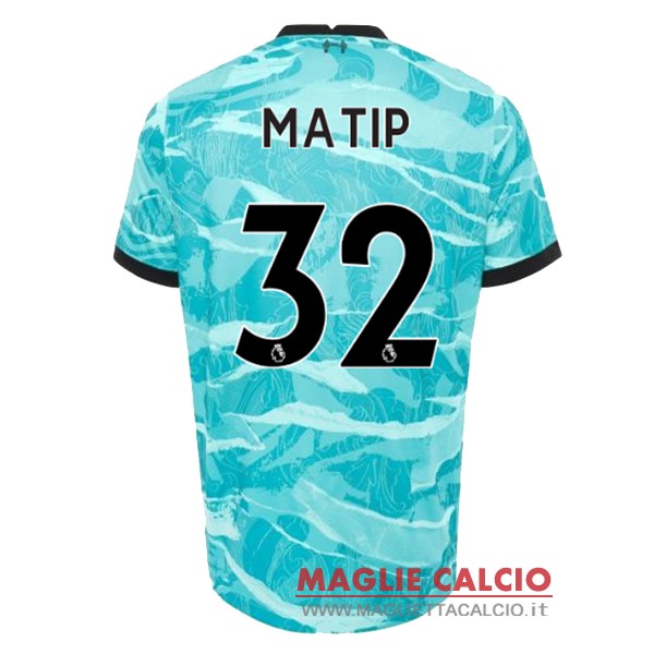 nuova maglietta liverpool 2020-2021 matip 32 seconda