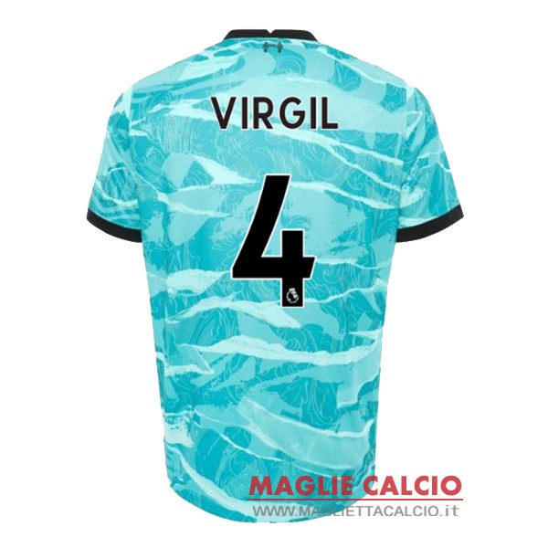 nuova maglietta liverpool 2020-2021 virgil 4 seconda