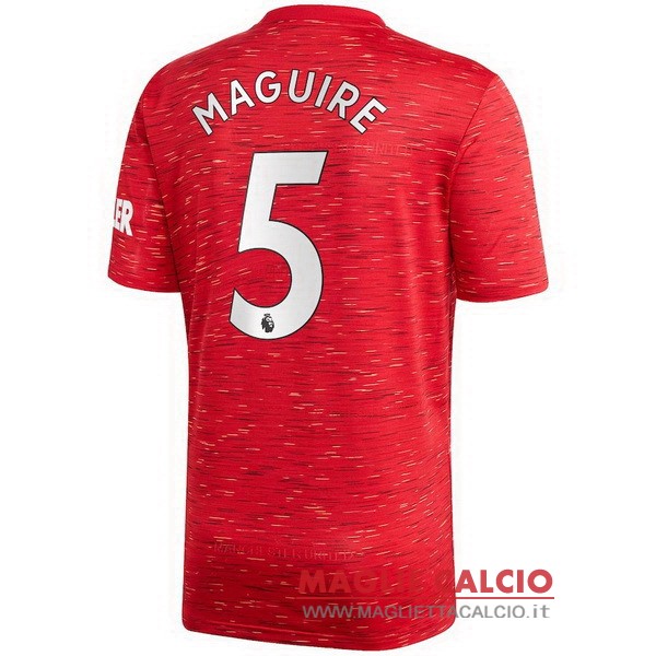nuova maglietta manchester united 2020-2021 Maguire 5 prima