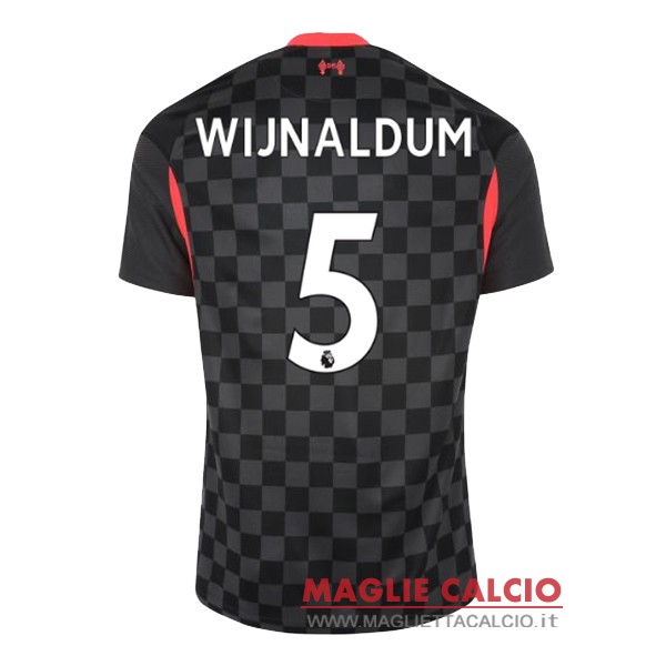 nuova maglietta liverpool 2020-2021 wijnaldum 5 terza