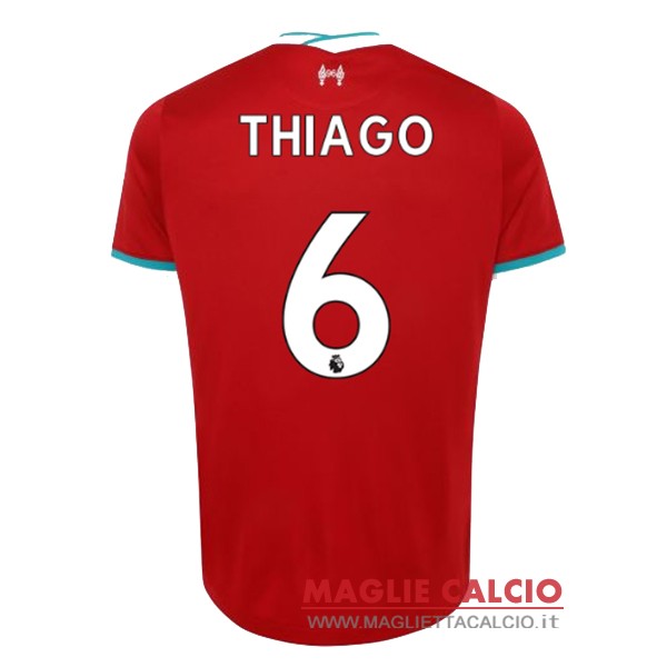 nuova maglietta liverpool 2020-2021 thiago 6 prima