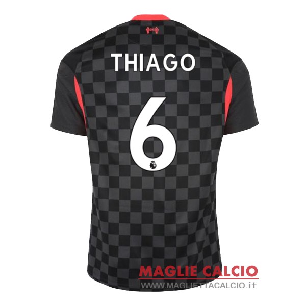 nuova maglietta liverpool 2020-2021 thiago 6 terza