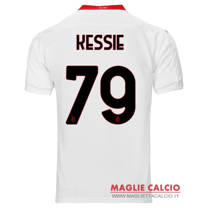 nuova maglietta ac milan 2020-2021 kessie 79 seconda