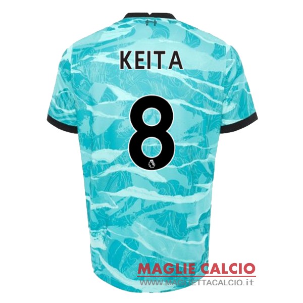 nuova maglietta liverpool 2020-2021 keita 8 seconda