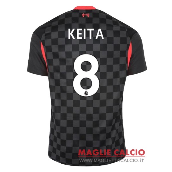 nuova maglietta liverpool 2020-2021 keita 8 terza