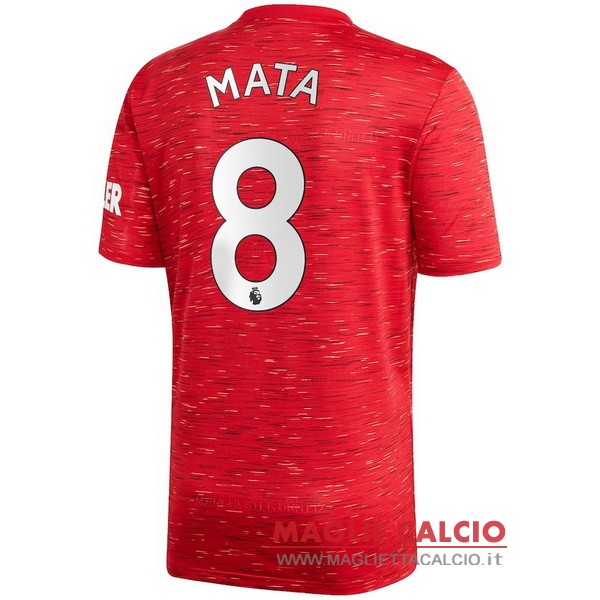 nuova maglietta manchester united 2020-2021 mata 8 prima