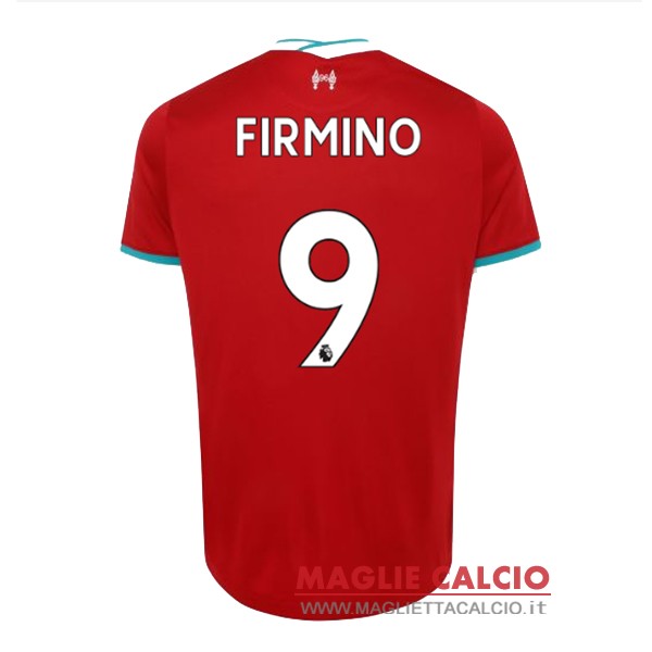 nuova maglietta liverpool 2020-2021 firmino 9 prima