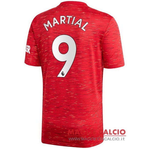 nuova maglietta manchester united 2020-2021 martial 9 prima
