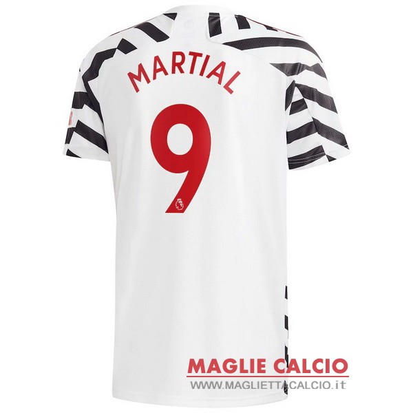 nuova maglietta manchester united 2020-2021 martial 9 terza