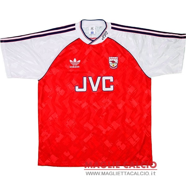 nuova prima magliette arsenal retro 1990-1992