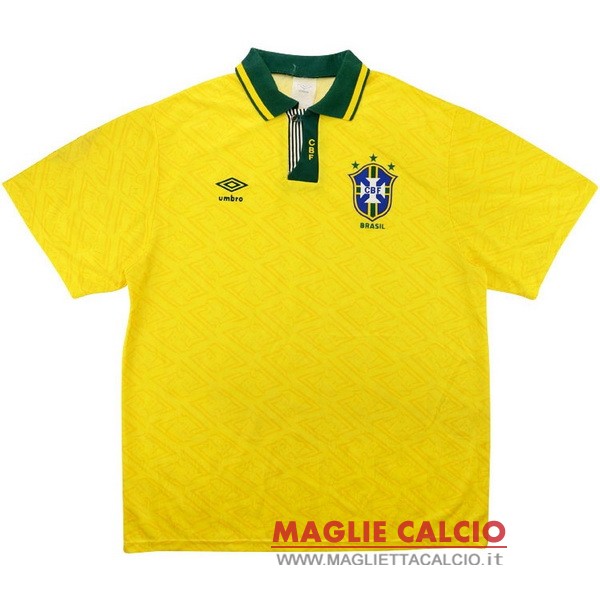 nuova prima magliette brasile retro 1991-1993