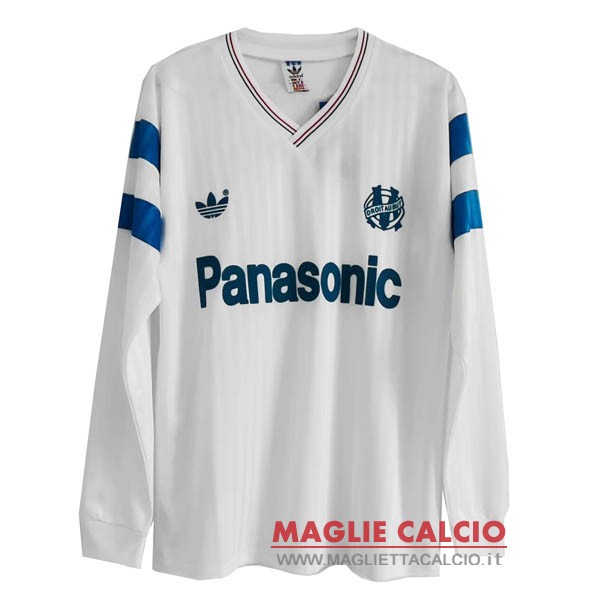 nuova prima magliette manica lunga marseille retro 1990