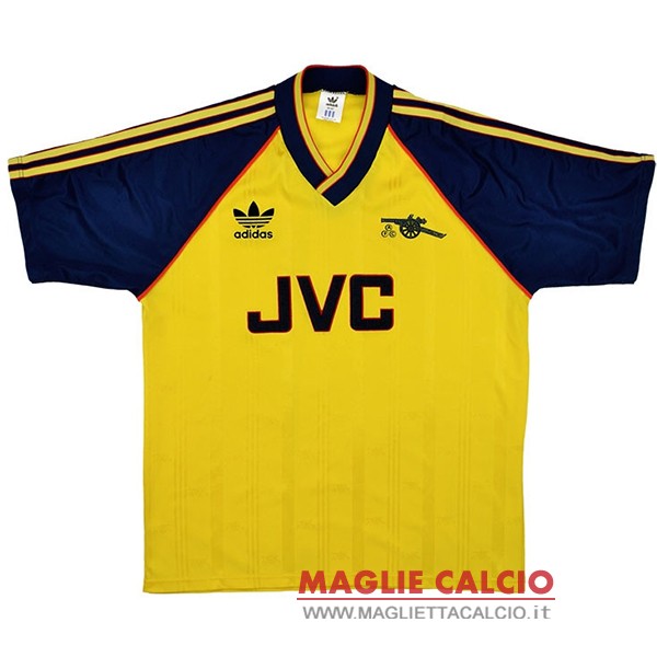 nuova seconda magliette arsenal retro 1988-1991