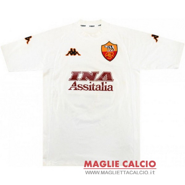 nuova seconda magliette as roma retro 2000-2001