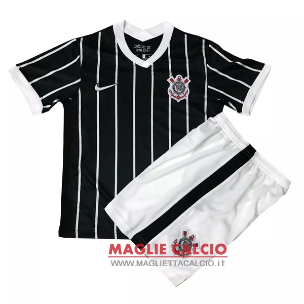 nuova seconda magliette corinthians paulista set completo bambino 2020-2021