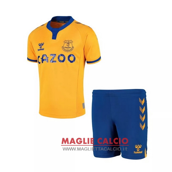 nuova seconda magliette everton set completo bambino 2020-2021