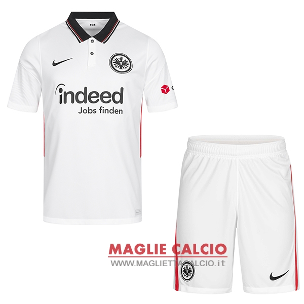 nuova seconda magliette eintracht frankfurt set completo bambino 2020-2021