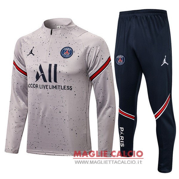 nuova paris saint germain insieme completo I Gris rosso giacca 2021-2022