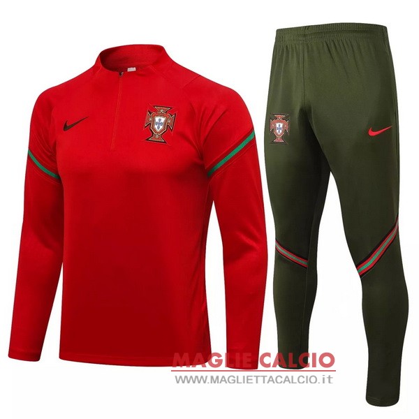 nuova portogallo set completo rosso giacca 2021