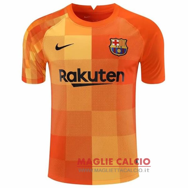 nuova portiere divisione magliette barcelona 2021-2022 arancione