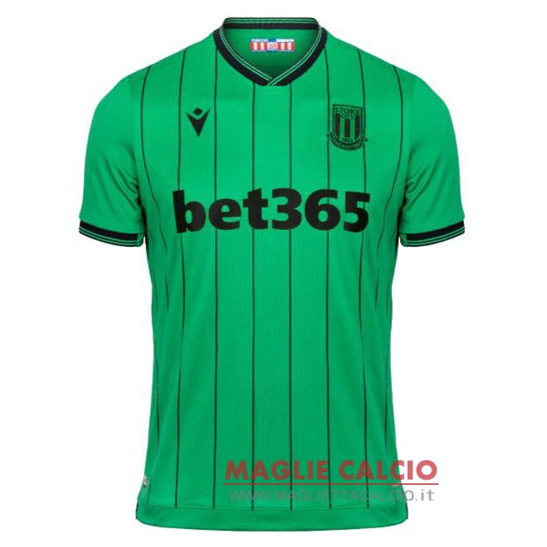 nuova seconda divisione magliette Stoke City 2021-2022