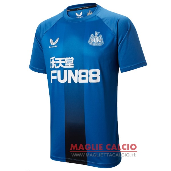 nuova formazione divisione magliette newcastle united 2021-2022 blu
