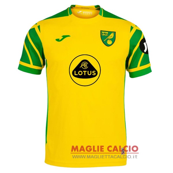 nuova prima magliette norwich city 2021-2022