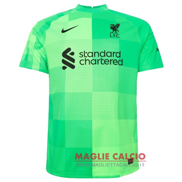 nuova prima portiere divisione magliette liverpool 2021-2022