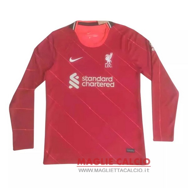 nuova prima divisione magliette manica lunga liverpool 2021-2022