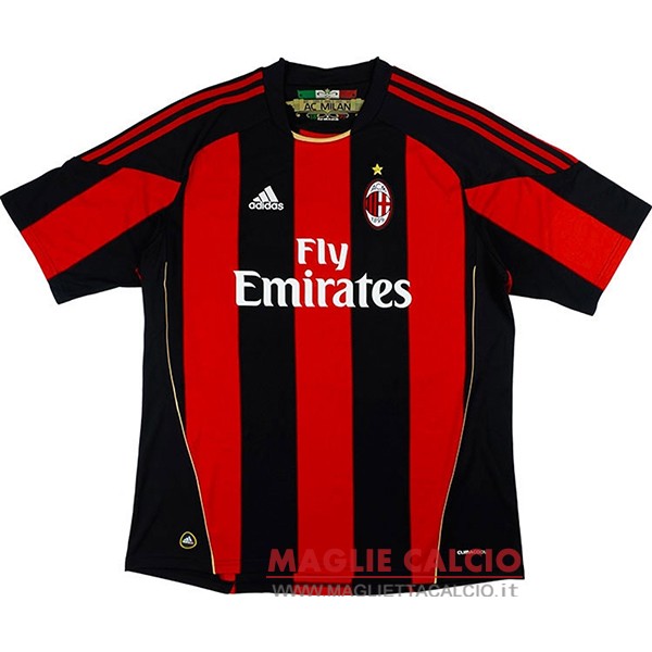 nuova prima magliette ac milan retro 2010-2011