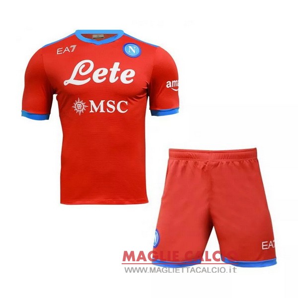 nuova Cuarta set completo magliette napoli bambino 2021-2022