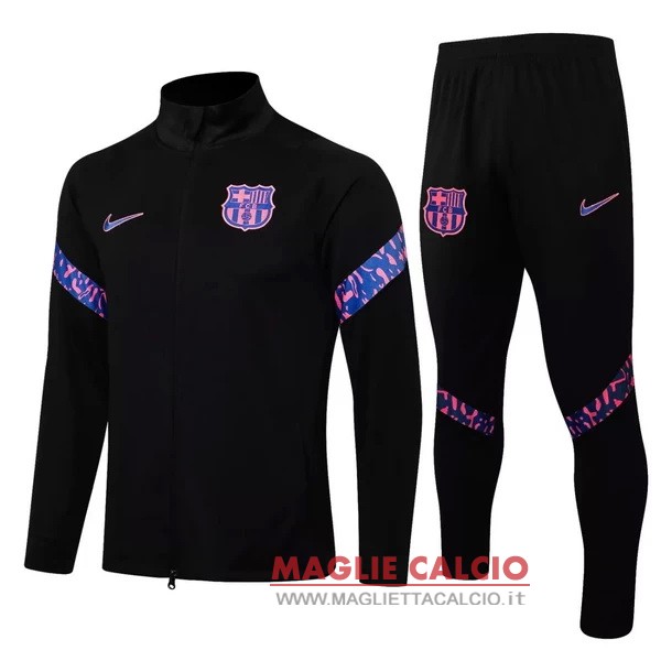nuova barcelona set completo I Nero purpureo giacca 2021-2022