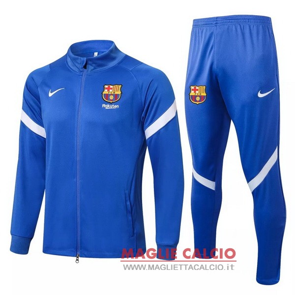 nuova barcelona set completo I blu Bianco giacca 2021-2022