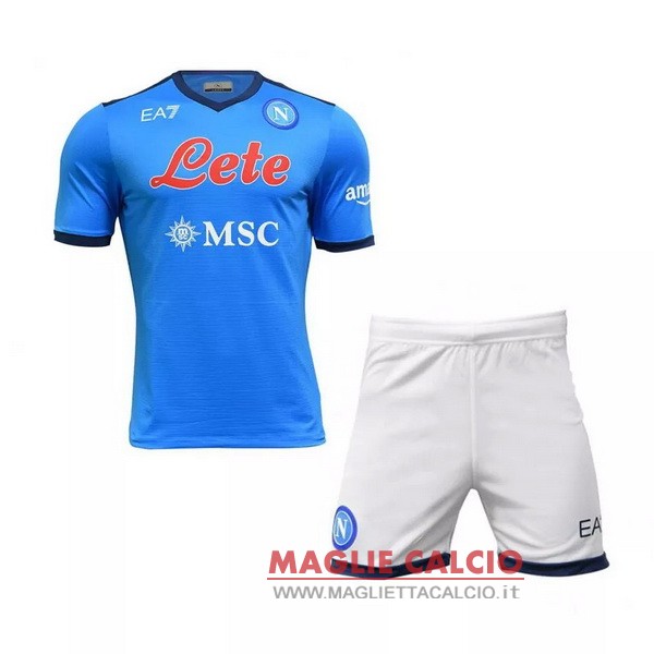 nuova prima set completo magliette napoli bambino 2021-2022