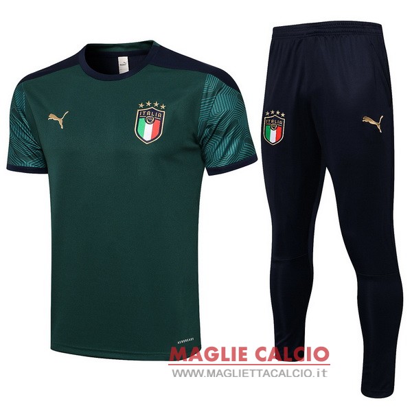 nuova formazione set completo divisione magliette italia 2021 verde