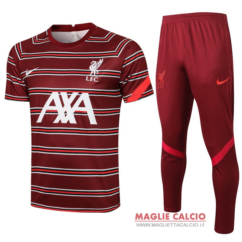 Nuova Formazione Insieme Completo Divisione Magliette Liverpool 2021-2022 I rosso Bianco