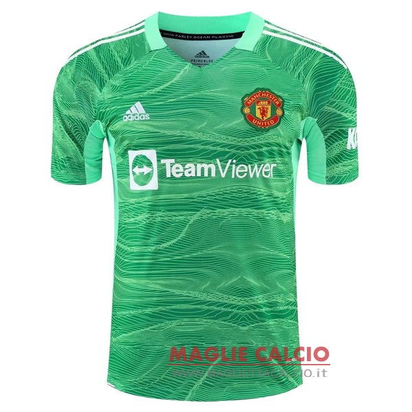 nuova portiere divisione magliette manchester united 2021-2022 verde